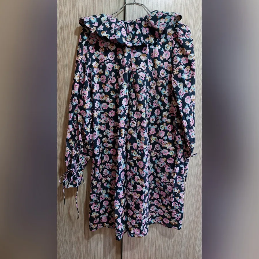 پیراهن نخی H&M گلگلی