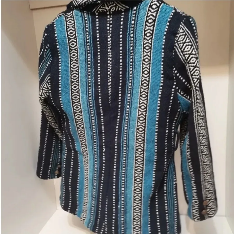 کت آبی گلیمی نو