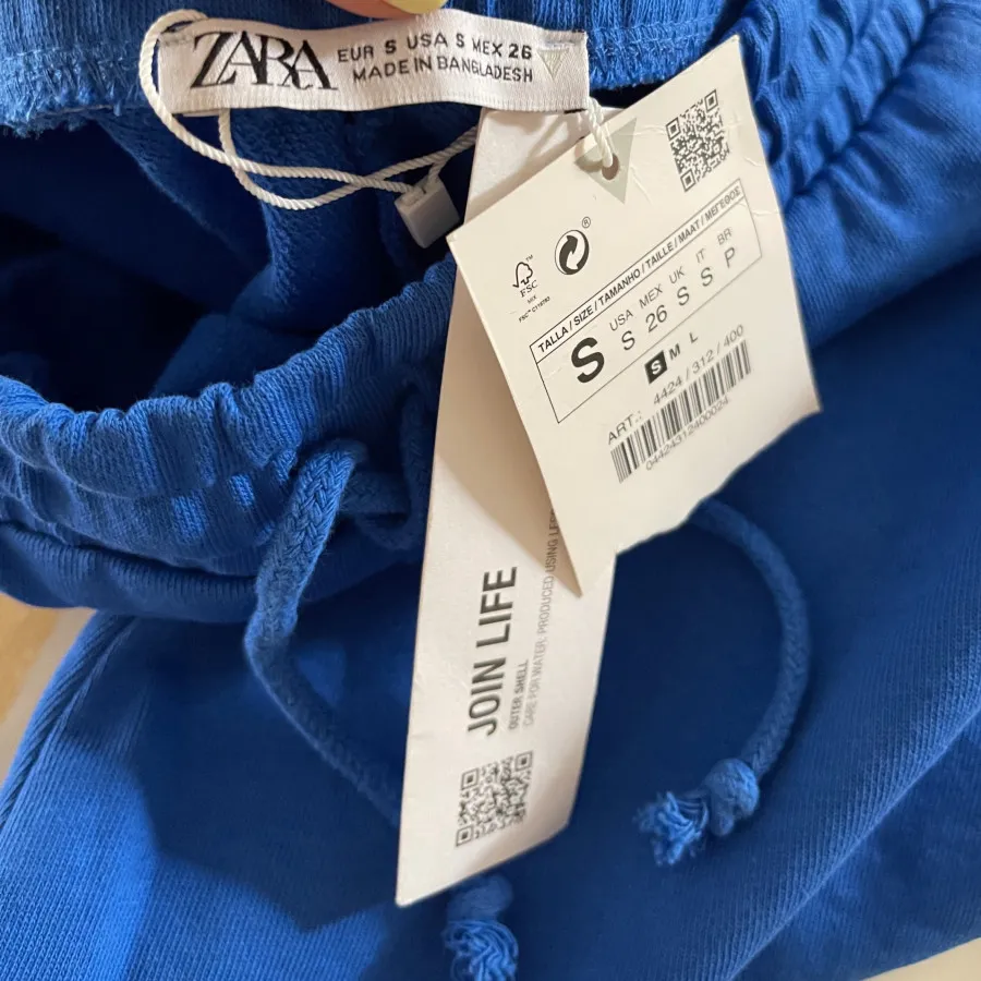 شلوارک آبی کاربنی ZARA