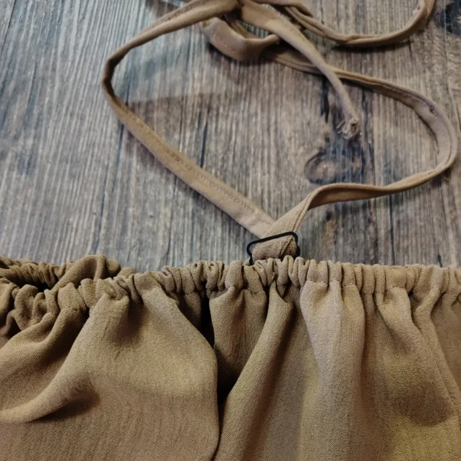 تاپ و شلوارک قهوهای موکا