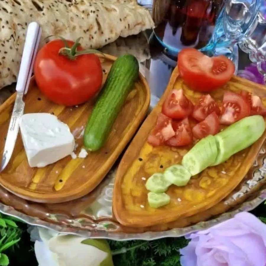 ظرف سرو سنگک و بربری