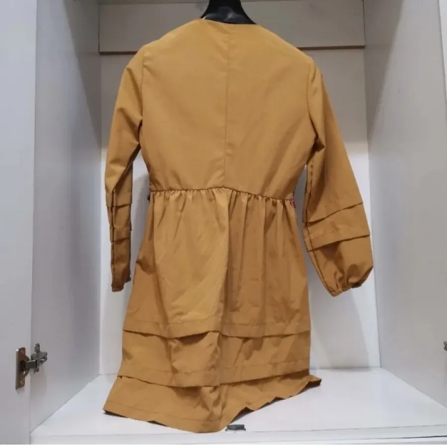 مانتو سنتی کرم خردلی