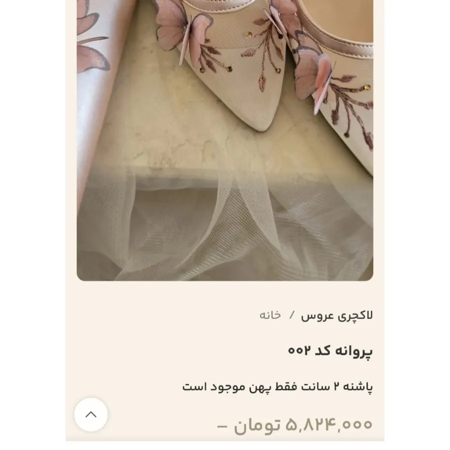 کفش پروانه ایی