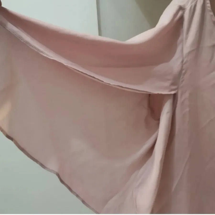 شومیز حریر صورتی تمیز