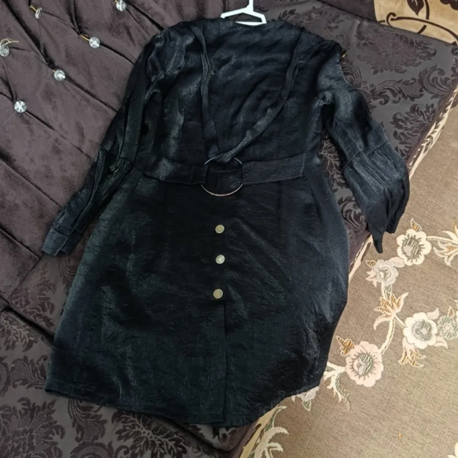 مانتو مشکی شاین