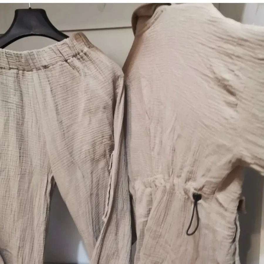 ست کارگو نخی شومیز شلوار