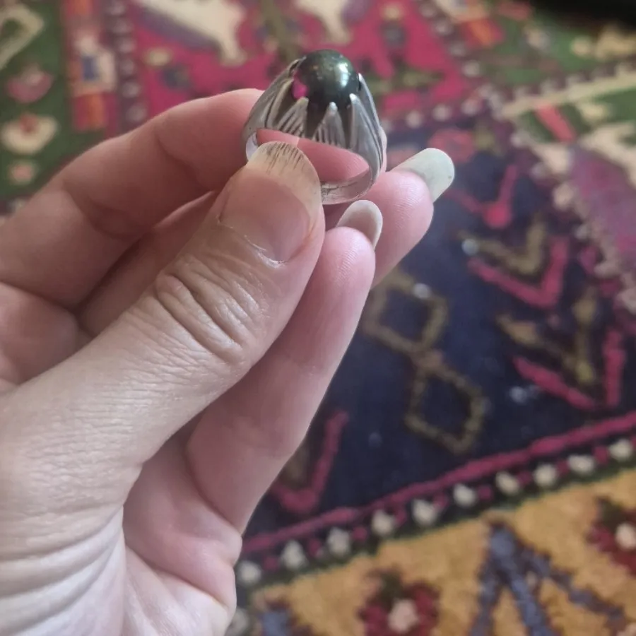 انگشتر نقره مردانه