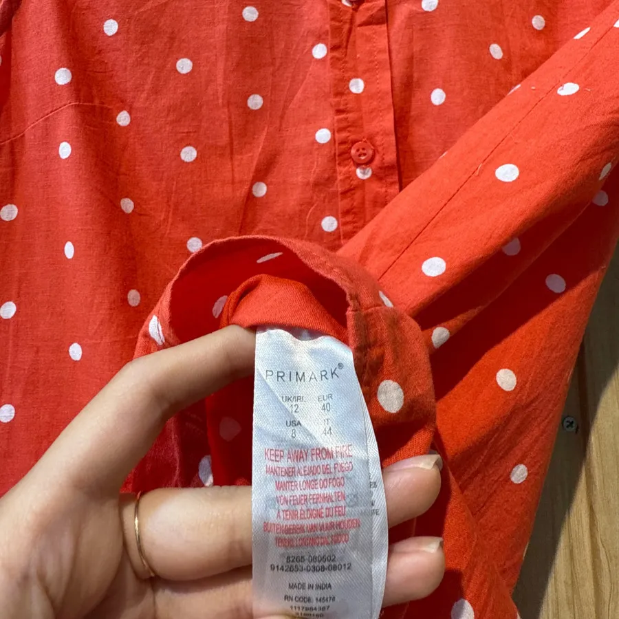 تاپ خال خالی برندprimark
