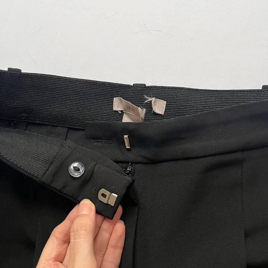 شلوار کرپ وایدلگ برند H&M