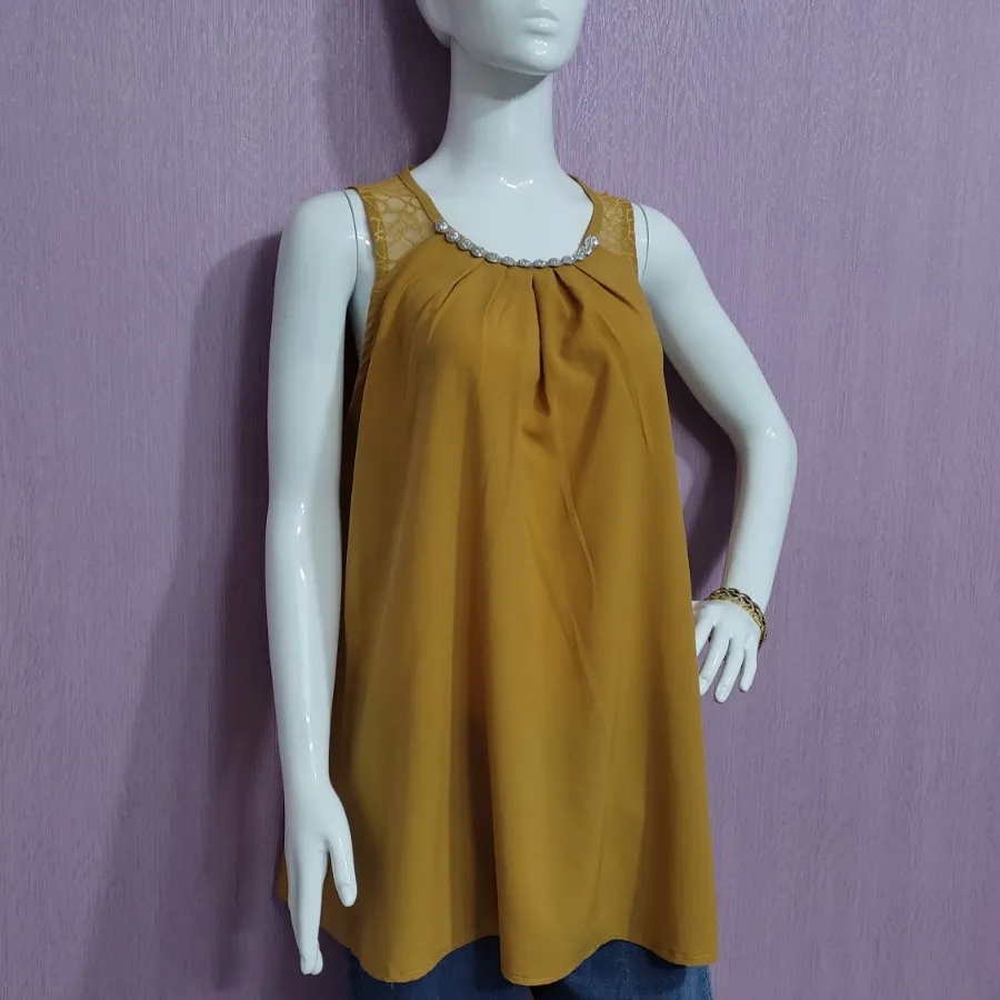تاپ خردلی لانگ