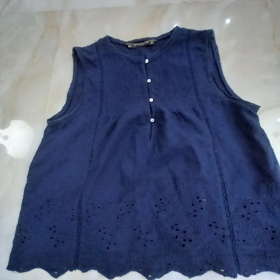 تاپ سرمه ای زارا