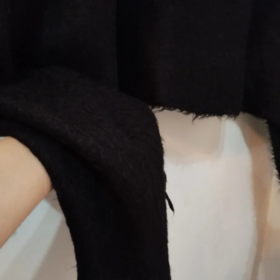 شال موهر پشمی مشکی