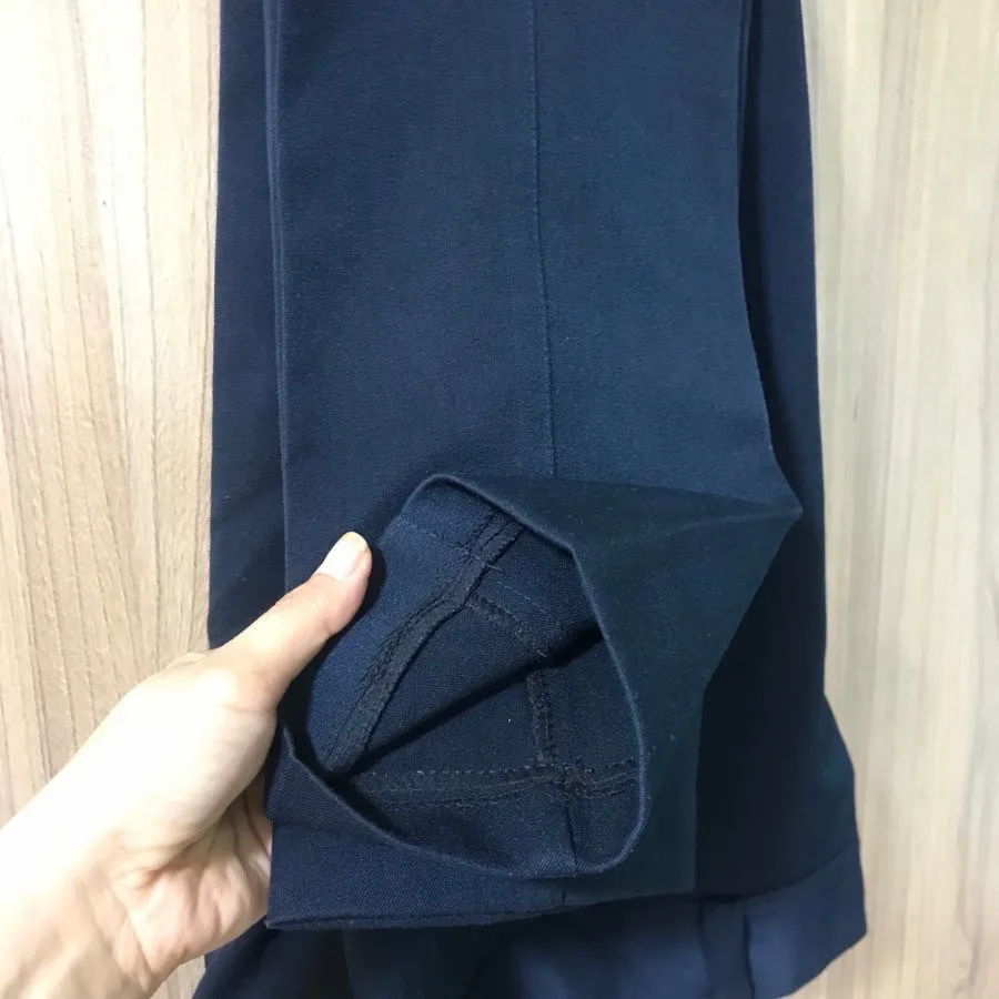 شلوار پارچه ای سرمه ای
