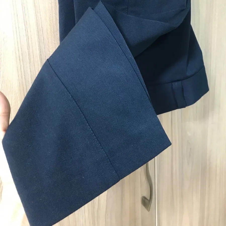 شلوار پارچه ای سرمه ای