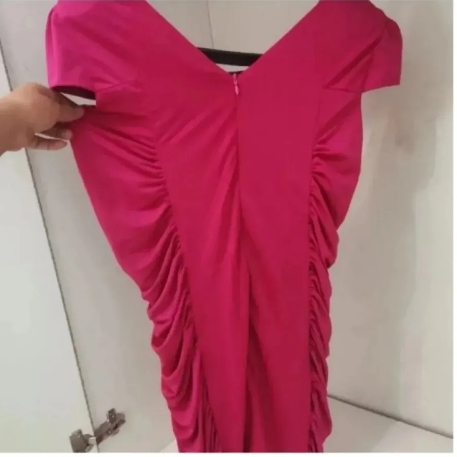 لباس سرخابی ریون دولایه