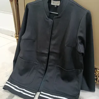 مانتو مشکی اسپرت