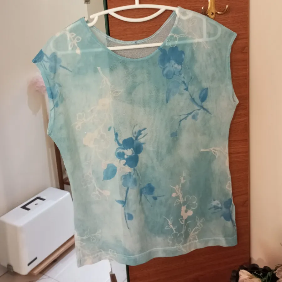 تاپ توری آبی رنگ 44 و 46