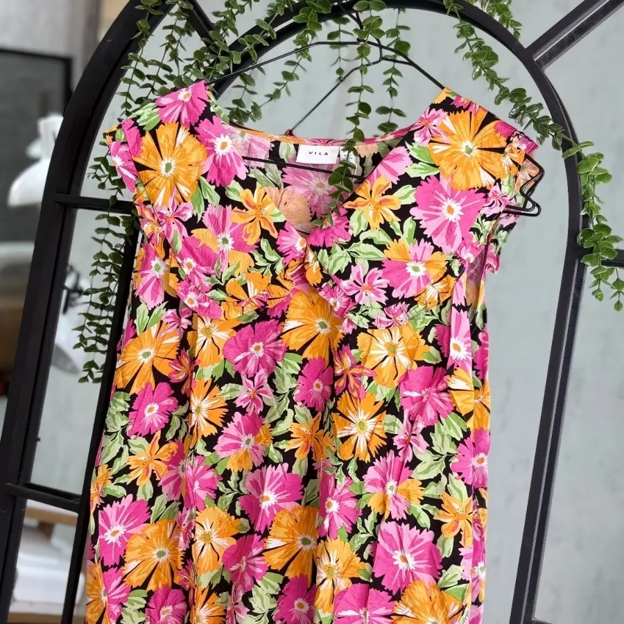 شومیز گلدار حلقه ای