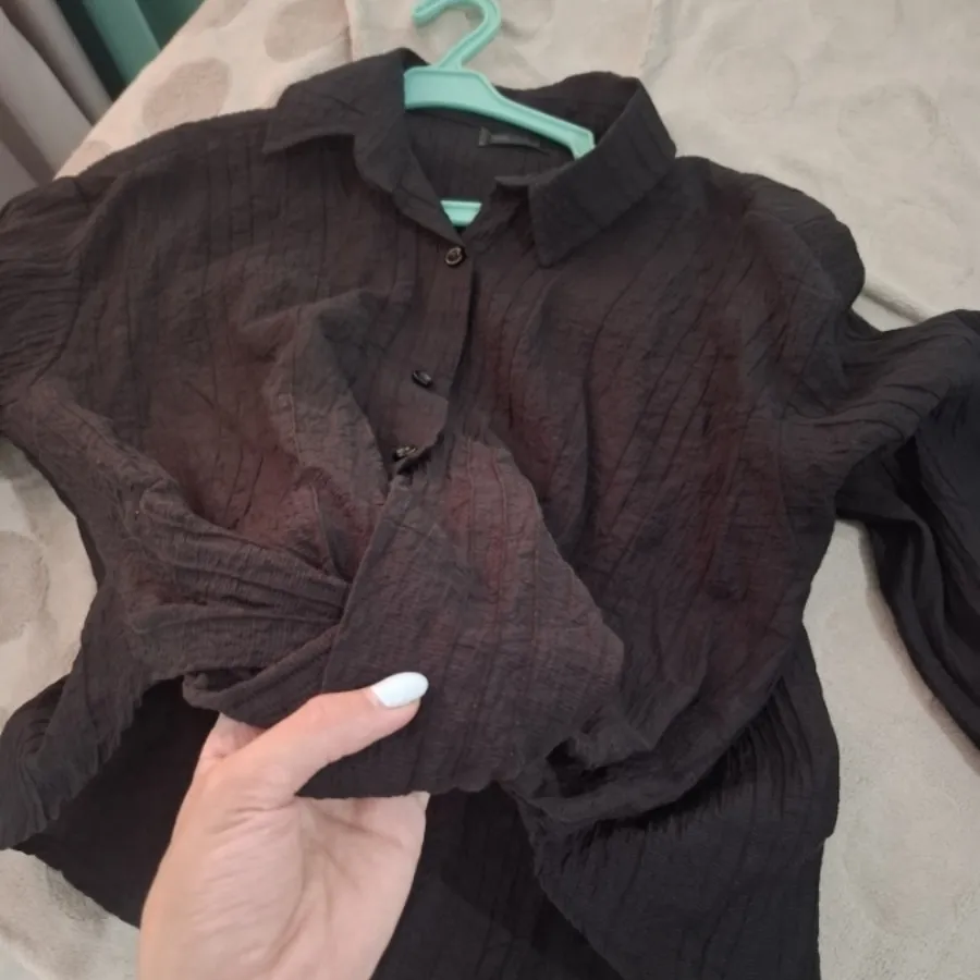 شومیز مشکی جلو گره