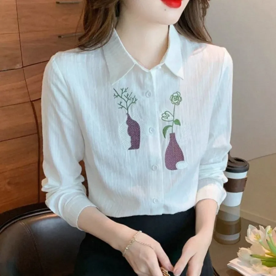 شومیز گلدوزی شیک