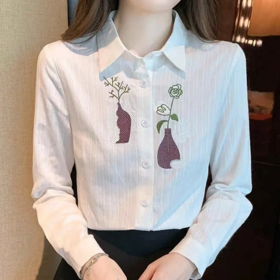 شومیز گلدوزی شیک