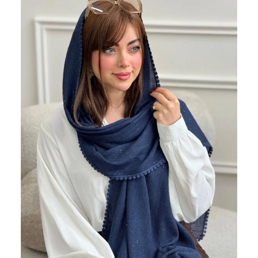 شال پلیسه برشکا دور عدسی