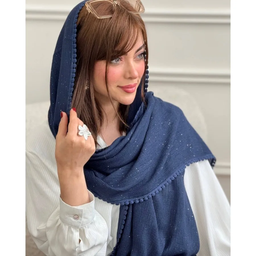شال پلیسه برشکا دور عدسی