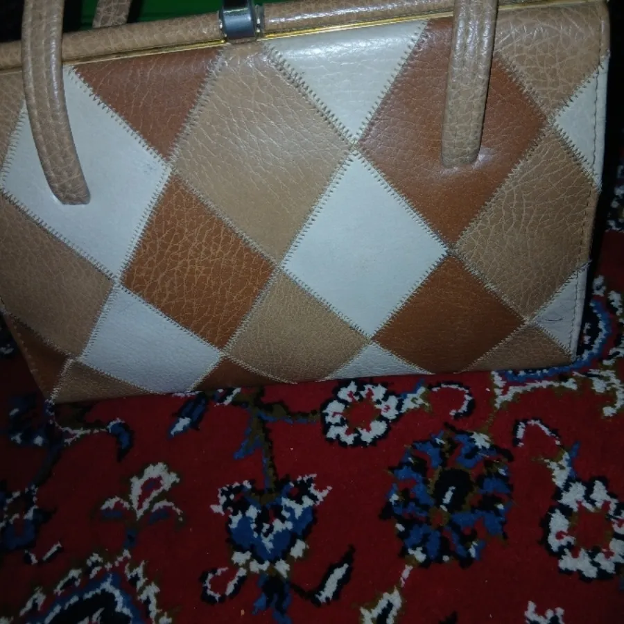 کیف مجلسی چرم تیکه دوزی
