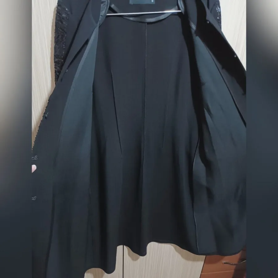 مانتو مجلسی مشکی