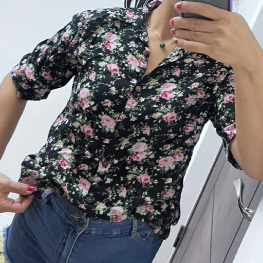شومیز پیراهن نخی