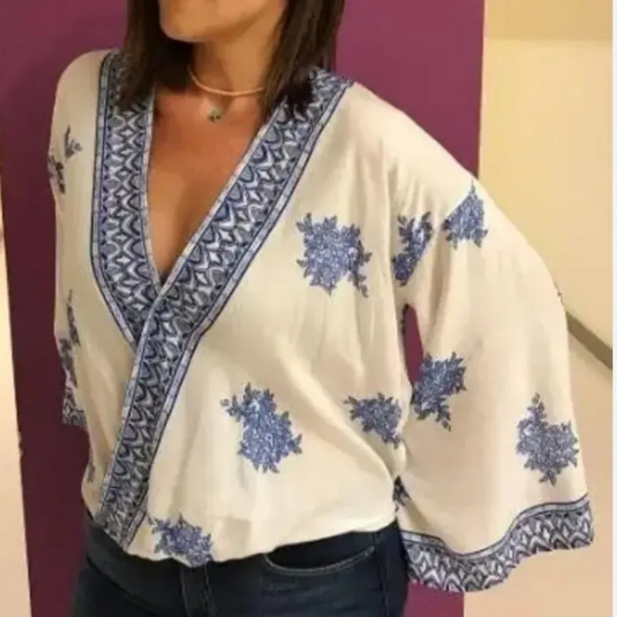 شومیز نخی برند Forever21