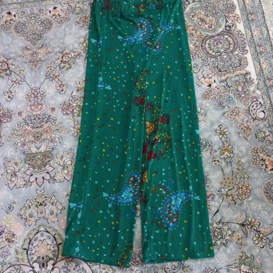 شلوار طرحدار کشی وارداتی