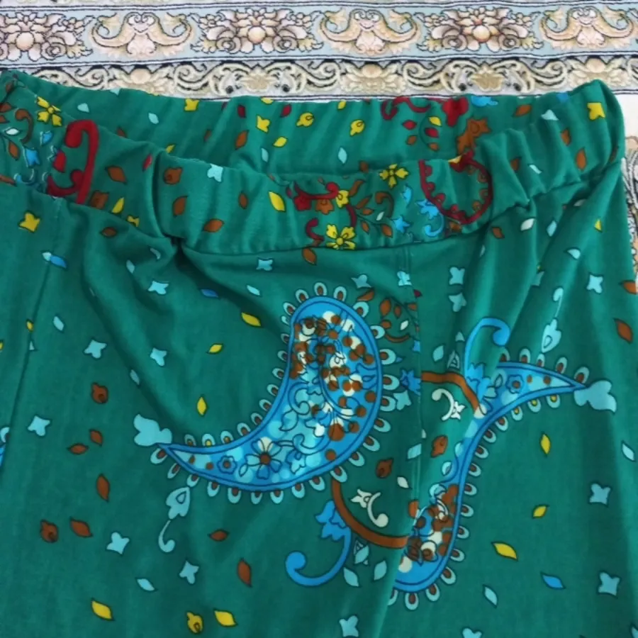 شلوار طرحدار کشی وارداتی