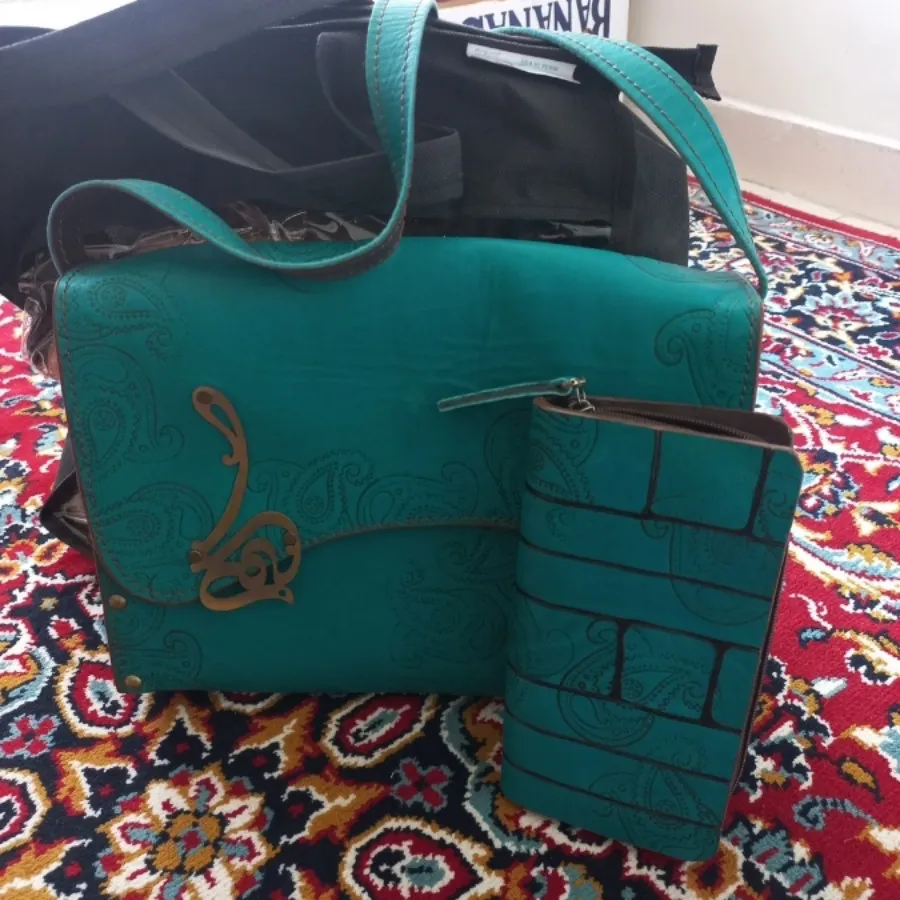 کیف چرم هنری