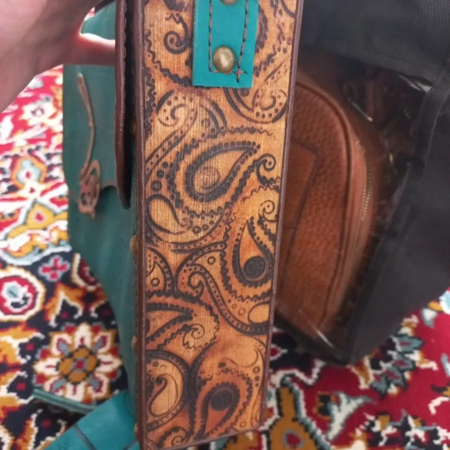 کیف چرم هنری