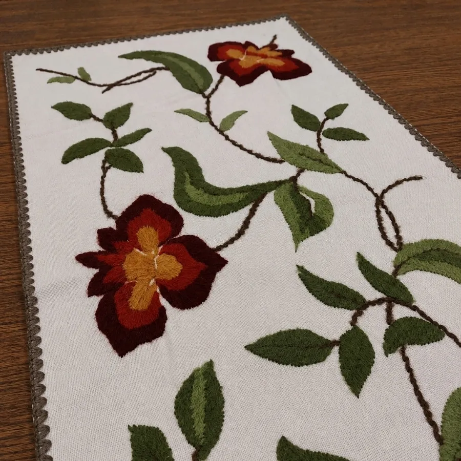 رومیزی پشم دوزی خارجی