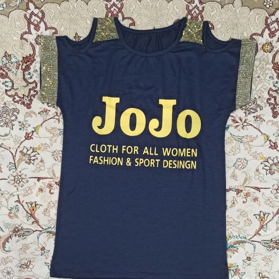 تاپ jojo سرمه ای