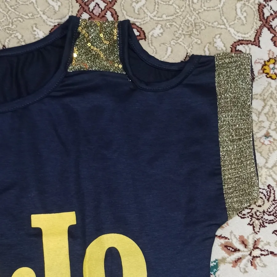 تاپ jojo سرمه ای