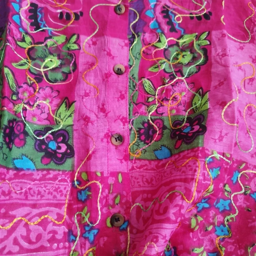 پیراهن نخی هندی