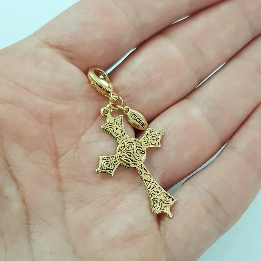 آویز صلیب طلایی Pilgrim