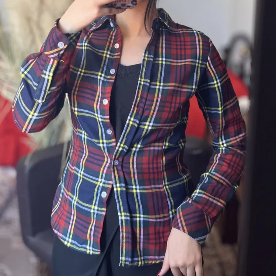شومیز چهارخونه