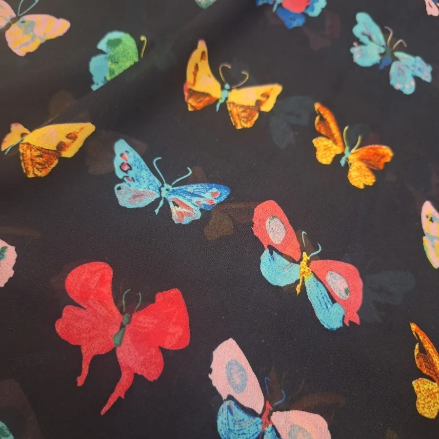 تاپ حریر پروانه ای