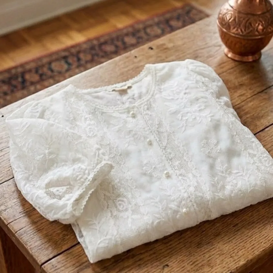 شومیز گیپور عروسکی