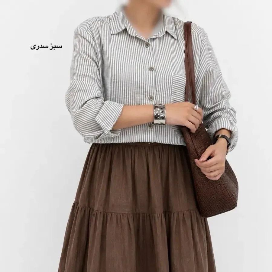 شومیز لینن زارا