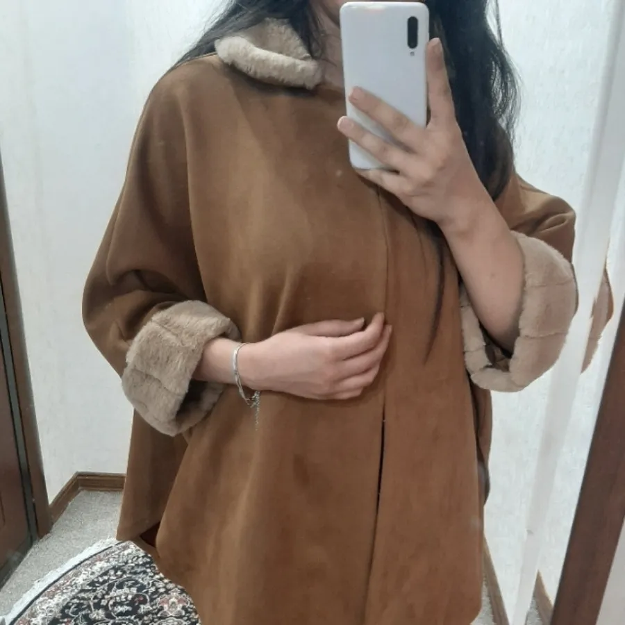 مانتو پالتو جیر قهوه ای