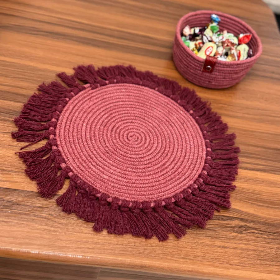 ست شکلات خوری و رومیزی