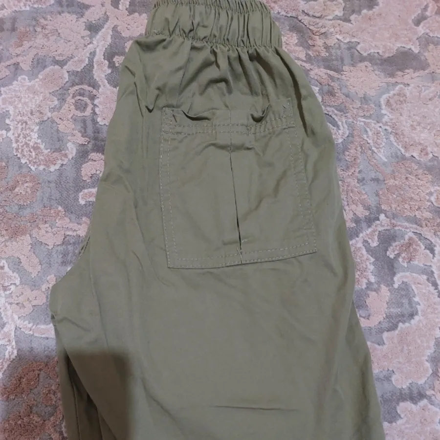 شلوارک کتان ارتشی