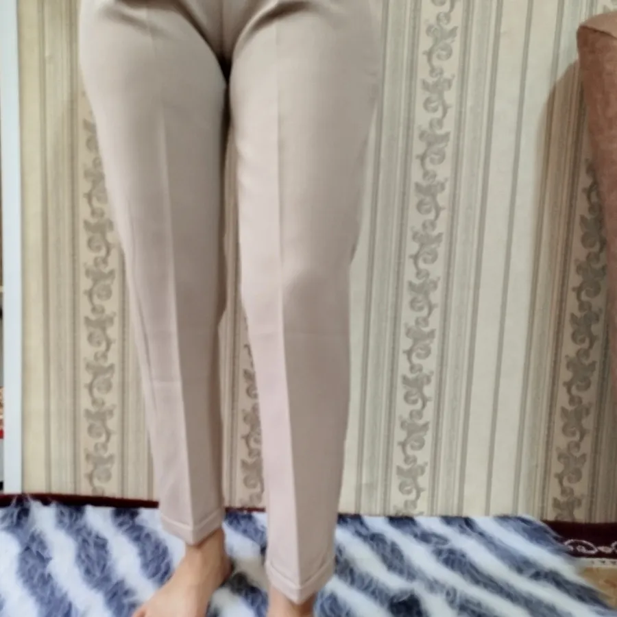 شلوارکرمی مایل به کالباسی