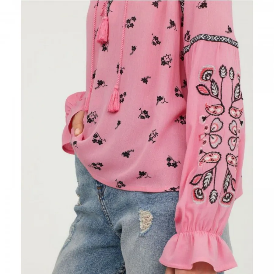 شومیز گلدوزی h&m
