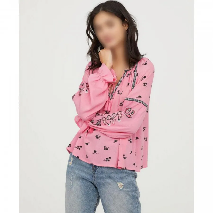 شومیز گلدوزی h&m